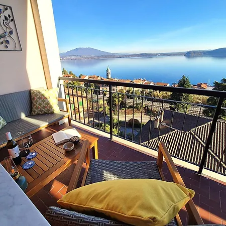 Apartment Vista Panoramica Sul Maggiore Con Deposito Bici Belgirate